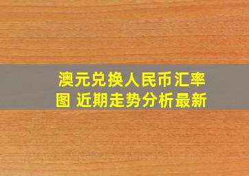 澳元兑换人民币汇率图 近期走势分析最新